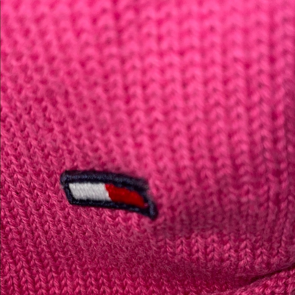 Tommy Hilfiger Girls Fuchsia Sweater Star - Picture 3 of 5